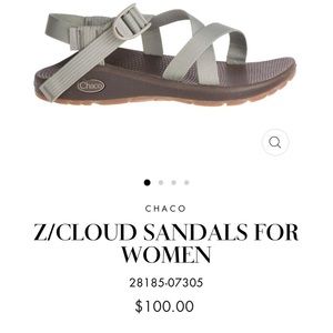Z Cloud Chacos in Solid Moon Rock Womens Size 10